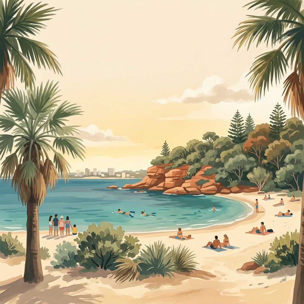Six beaches, one short walk